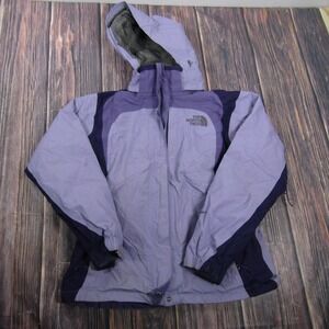 The North Face Jacket Womens Medium Purple HyVent Hooded Ski Snow Parka
